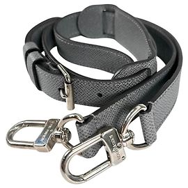 Louis Vuitton Taiga Gray Shoulder Strap Brown
