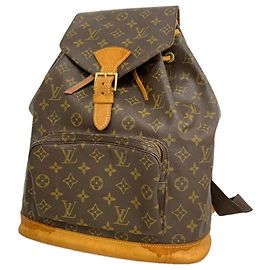 Mochila Louis Vuitton Monogram Montsouris GM Marrom