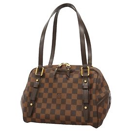 Bolso de hombro Louis Vuitton Damier Rivington GM Damier ebene