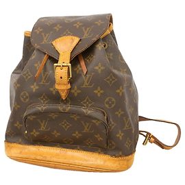 Louis Vuitton Monogram Montsouris MM Backpack Brown