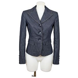 Autre Marque MAX&Co. Dark Blue Denim Blazer Blue