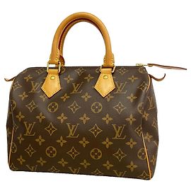 Bolso Louis Vuitton Monogram Speedy 25 Castaño