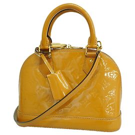 Bolsa Louis Vuitton Alma BB Vernis em Rose Velours Rosa
