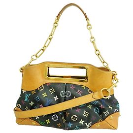 Bolso Louis Vuitton Monogram Multicolor Judy GM Negro