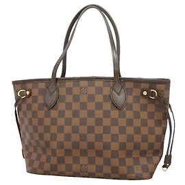 Louis Vuitton Damier Neverfull PM Tote Bag Damier ebene