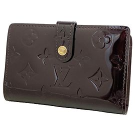 Louis Vuitton Vernis Portefeuille Viennois Wallet Bordeaux
