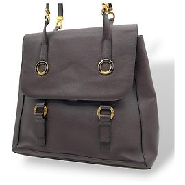 Bulgari Bvlgari Tamara Tote Bag Dark brown