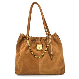 Sac à main Marc Jacobs en daim marron Marron