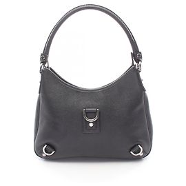 Borsa a tracolla Gucci Abbey in pelle nera Nero