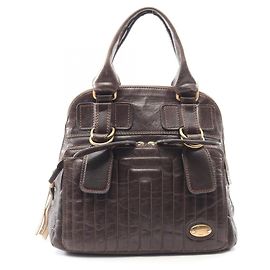 Bolsa Chloé Chloe Bay - Couro castanho Marrom