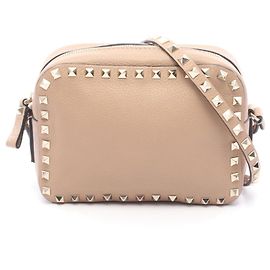 Bolso Camera Valentino Rockstud Beige