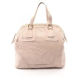 Miu Miu Ivory Leather Boston Bag Cream