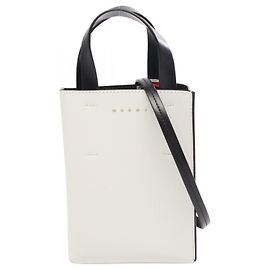 Bolso 2-Way Marni Museo Nano Rosa Blanco
