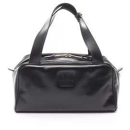 Bolso Miu Miu SOFTY SHINE Negro