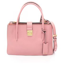 Bolsa de mão Miu Miu em couro rosa Rosa