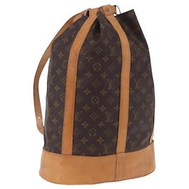 Bolsa de Ombro LOUIS VUITTON Monogram Randonnee GM M42244 LV Auth BA15082 Monograma