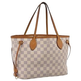 Borsa Tote LOUIS VUITTON Damier Azur Neverfull PM N41362 LV Auth 204721 Altro