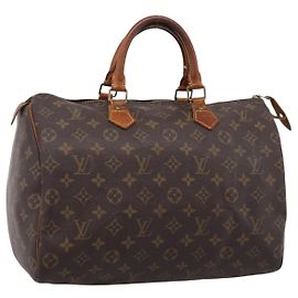 LOUIS VUITTON Monogram Speedy 35 Handtasche M41524 LV Auth ar14247 Monogramm
