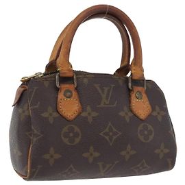 Bolso de mano LOUIS VUITTON Monogram Mini Speedy M41534 LV Auth ep15281 Monograma
