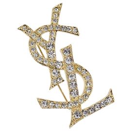 Autre Marque Broche SAINT LAURENT Métal Ton Or Auth ar14262M Autre