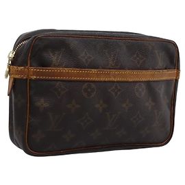 LOUIS VUITTON Monogram Compiegne 23 Clutch Bag M51847 LV Auth 204446 Monogramm