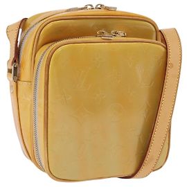 LOUIS VUITTON Monogram Vernis Wooster Shoulder Bag Gris M91036 LV Auth BA15713 Gris