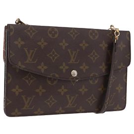 LOUIS VUITTON Monogram Double Rabat Shoulder Bag M51815 LV Auth 203299 Monograma