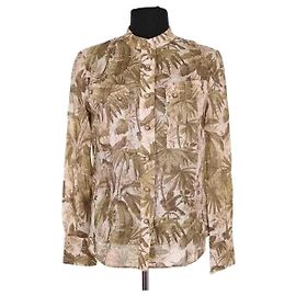 Camicia Zimmermann in lino kaki Cachi