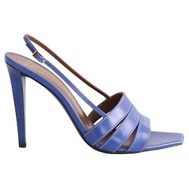 Giuseppe Zanotti Absatzschuhe aus Leder Blau Blau