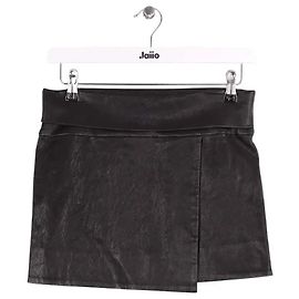 Isabel Marant Black Leather Mini Skirt Black