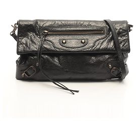 Bolso de hombro Balenciaga Classic Envelope Negro