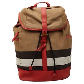 Zaino Burberry Check Multicolore Beige