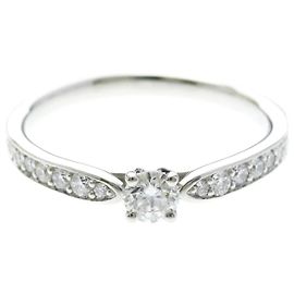 Autre Marque Anello Tiffany Harmony Pavé Diamanti Argento