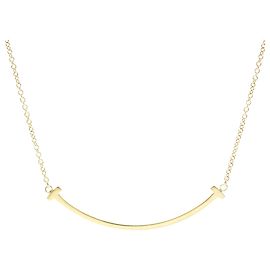 Autre Marque Colar Tiffany T Smile Small Size Dourado