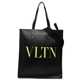 Sac cabas à clous et imprimé logo Valentino Noir