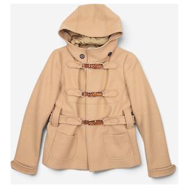 Giacca cappotto duffle corto Prada anni 2000 Beige