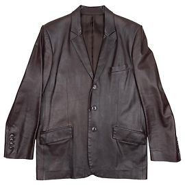 Gucci by Tom Ford SS98 Leather Blazer Jacket Brown