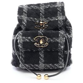 Sac à dos/Sac à main Chanel Coco Mark Marron Noir