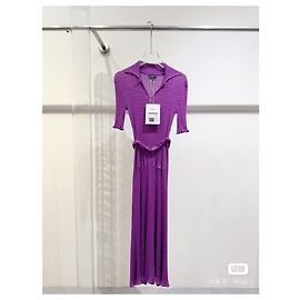 Chanel Silk Dress Purple Size 34 Multiple colors