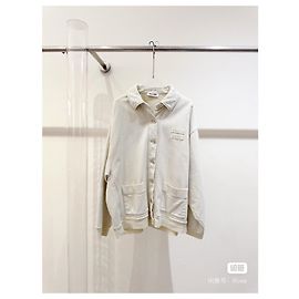 Chaqueta Miu Miu de algodón blanca Multicolor