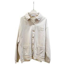 Casaco Miu Miu de algodão branco Multicor