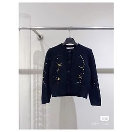 Autre Marque Pull Dior Constellation en laine noir Multicolore