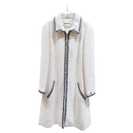 Chanel Rooftop series Tweed Coat White Multiple colors