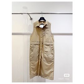Robe Hermès style trench en coton camel taille 38 Multicolore