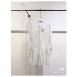 Autre Marque Vestido de encaje blanco Dior Talla 36 Multicolor