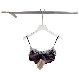 Top Miu Miu en velours bordeaux Multicolore