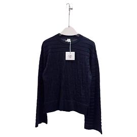 Top Hermès de algodón negro talla 34 Multicolor