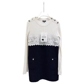 Chanel 20K Equestrian Multicolor Wool Dress Multiple colors