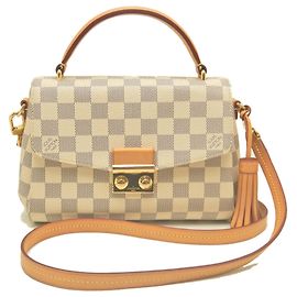 Bolso Louis Vuitton Damier Azur Croisette Azul Otro Damier ebene