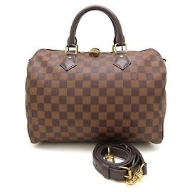 mala Louis Vuitton Damier Speedy Bandoulière 30 Damier ebene